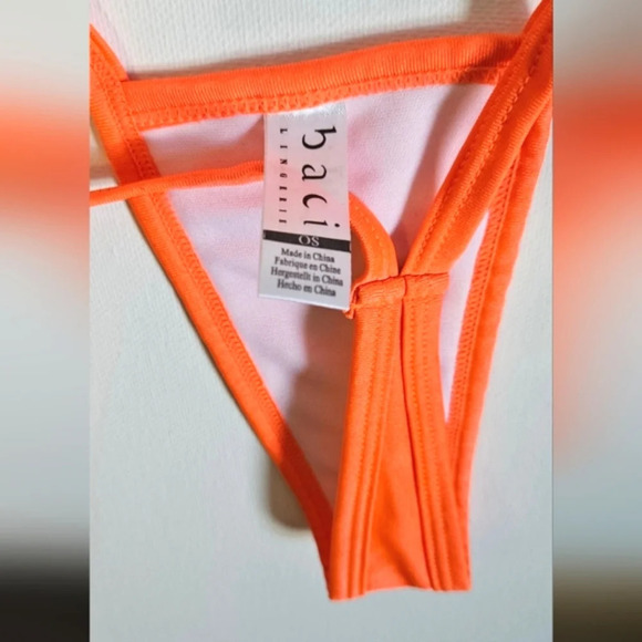 🟢3/$19🟢 Lot of 3 Thong Bikini Bottoms Shekini NWOT - Picture 7 of 9